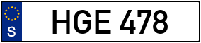Truck License Plate